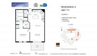 Unit 711 floor plan
